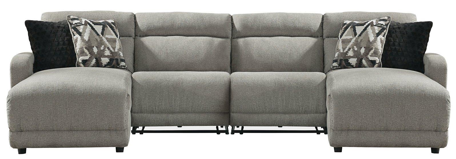 Colleyville Power Reclining Sectional with Chaise - Furniture Bros & Mattress (Bolingbrook, IL)