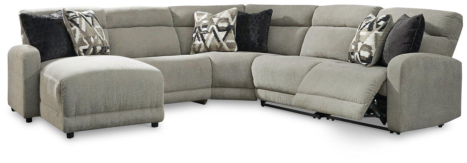 Colleyville Power Reclining Sectional with Chaise - Furniture Bros & Mattress (Bolingbrook, IL)