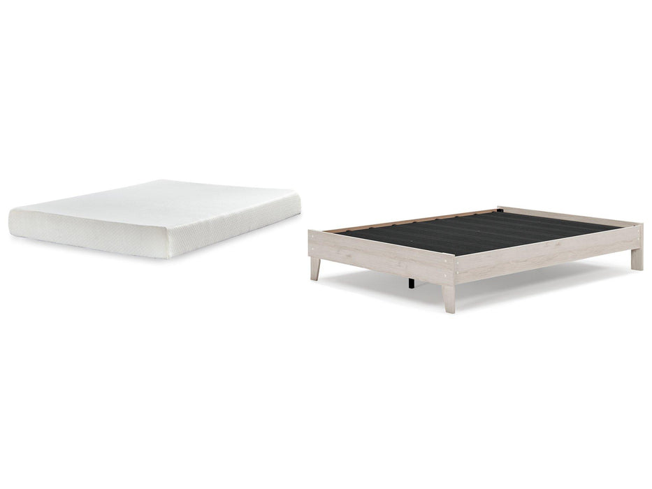 Socalle Bed and Mattress Set - Furniture Bros & Mattress (Bolingbrook, IL)