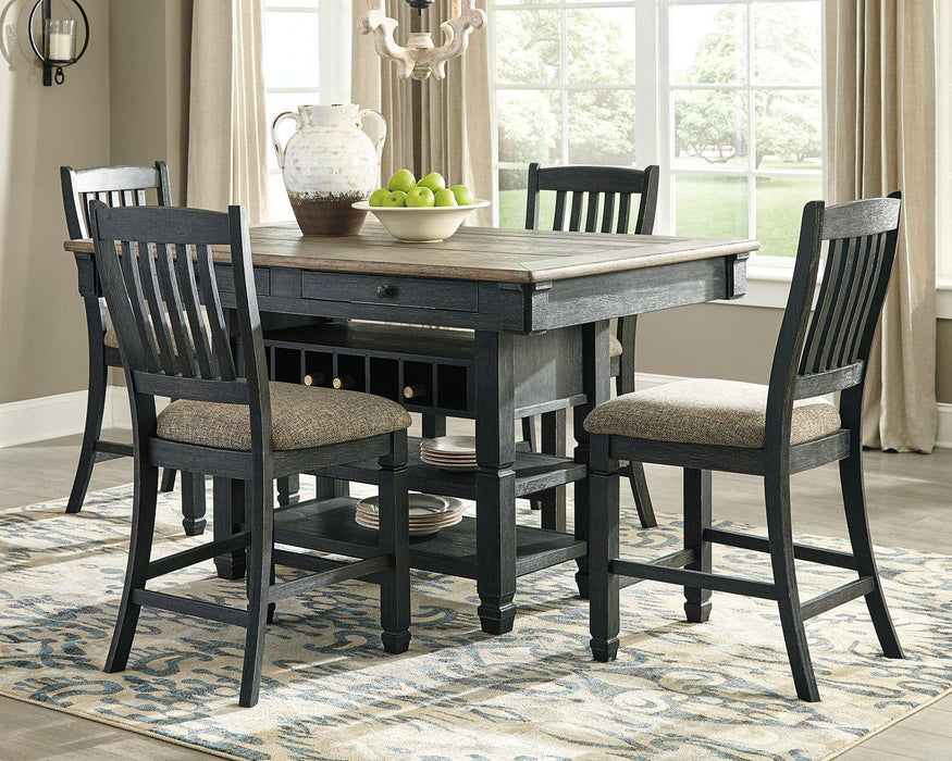 Tyler Creek Counter Height Dining Set - Furniture Bros & Mattress (Bolingbrook, IL)
