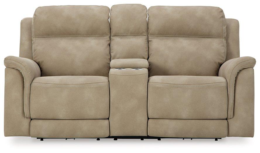 Next-Gen DuraPella Power Reclining Loveseat with Console - Furniture Bros & Mattress (Bolingbrook, IL)