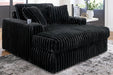 Midnight-Madness Oversized Chaise - Furniture Bros & Mattress (Bolingbrook, IL)