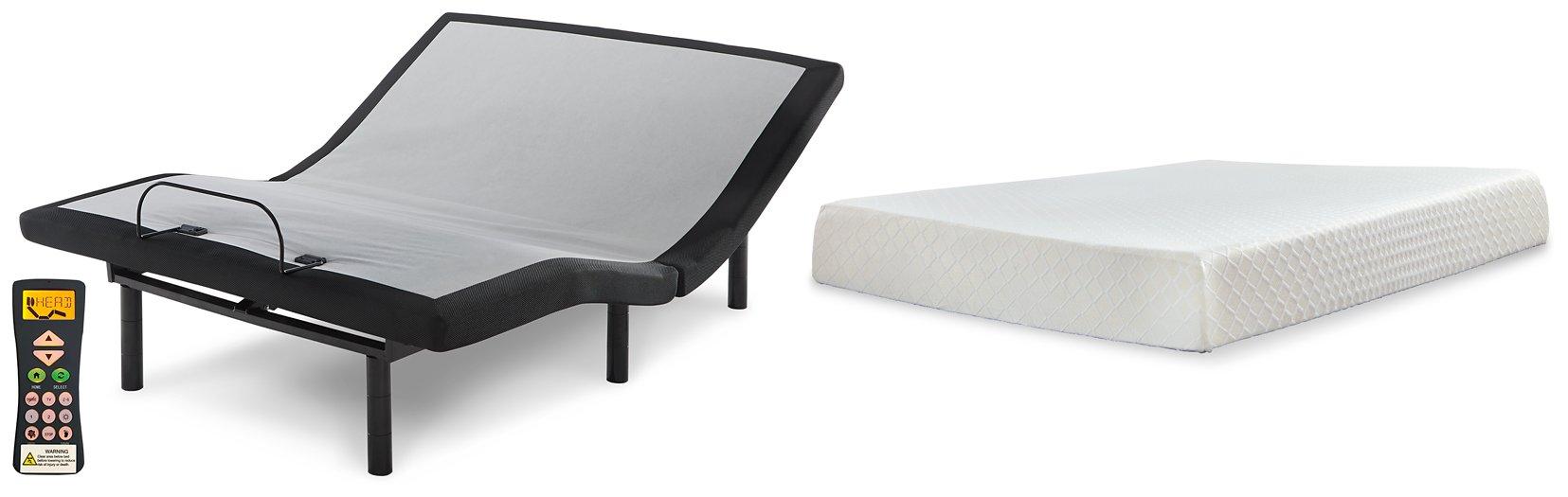 10 Inch Chime Memory Foam Mattress Set - Furniture Bros & Mattress (Bolingbrook, IL)