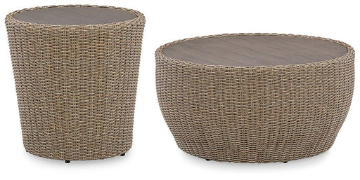 Danson Outdoor Occasional Table Set - Furniture Bros & Mattress (Bolingbrook, IL)