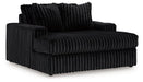 Midnight-Madness Oversized Chaise - Furniture Bros & Mattress (Bolingbrook, IL)