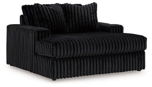 Midnight-Madness Oversized Chaise - Furniture Bros & Mattress (Bolingbrook, IL)