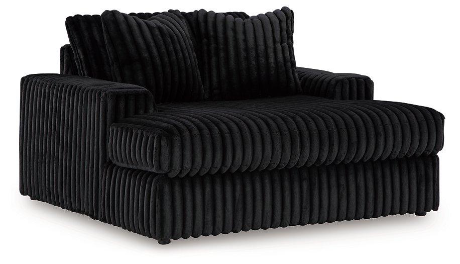 Midnight-Madness Oversized Chaise - Furniture Bros & Mattress (Bolingbrook, IL)