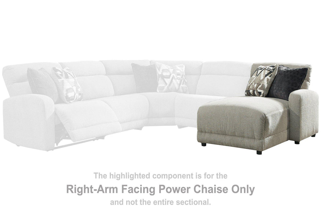 Colleyville Power Reclining Sectional with Chaise - Furniture Bros & Mattress (Bolingbrook, IL)