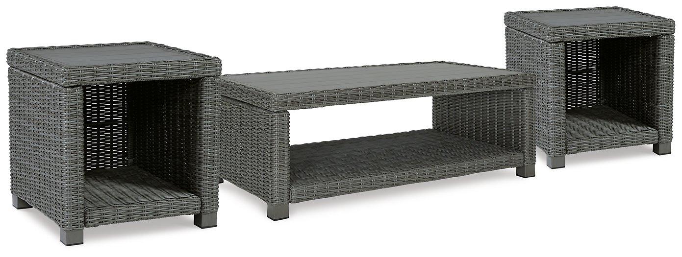 Elite Park Outdoor Occasional Table Set - Furniture Bros & Mattress (Bolingbrook, IL)