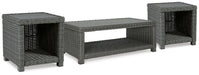Elite Park Outdoor Occasional Table Set - Furniture Bros & Mattress (Bolingbrook, IL)