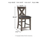 Caitbrook Counter Height Dining Set - Furniture Bros & Mattress (Bolingbrook, IL)
