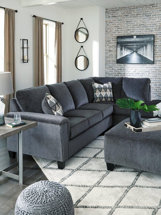 Abinger 2-Piece Sectional with Chaise - Furniture Bros & Mattress (Bolingbrook, IL)