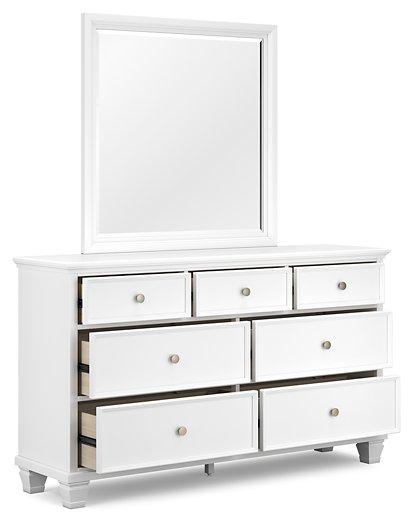 Fortman Dresser and Mirror - Furniture Bros & Mattress (Bolingbrook, IL)