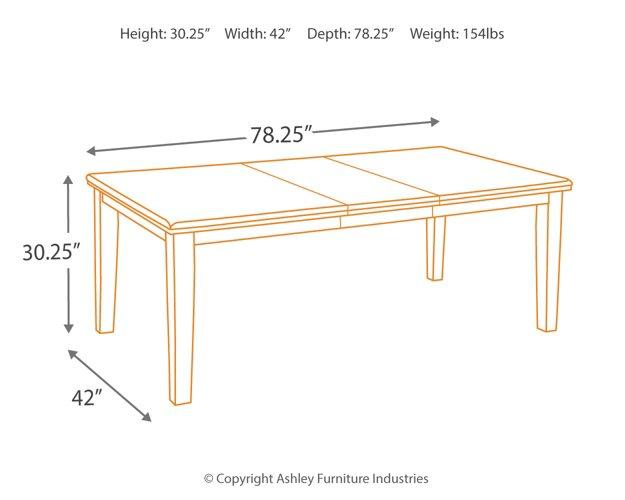 Haddigan Dining Set - Furniture Bros & Mattress (Bolingbrook, IL)