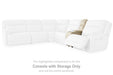 Double Deal Reclining Sectional with Console - Furniture Bros & Mattress (Bolingbrook, IL)
