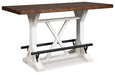 Valebeck Counter Height Dining Table - Furniture Bros & Mattress (Bolingbrook, IL)