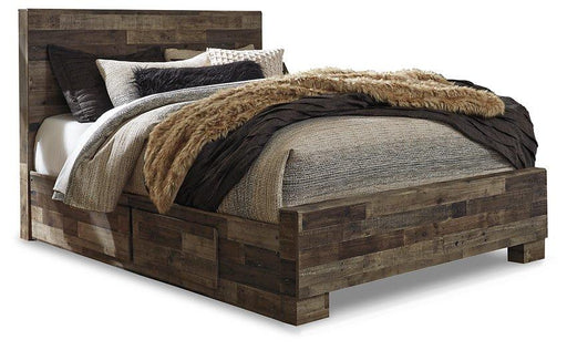 Derekson Bed with 2 Side Storage - Furniture Bros & Mattress (Bolingbrook, IL)