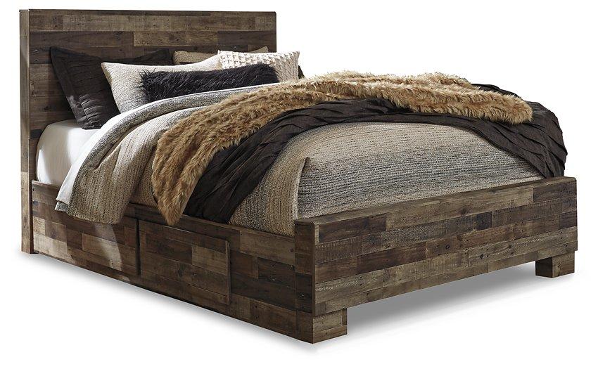 Derekson Bed with 2 Side Storage - Furniture Bros & Mattress (Bolingbrook, IL)