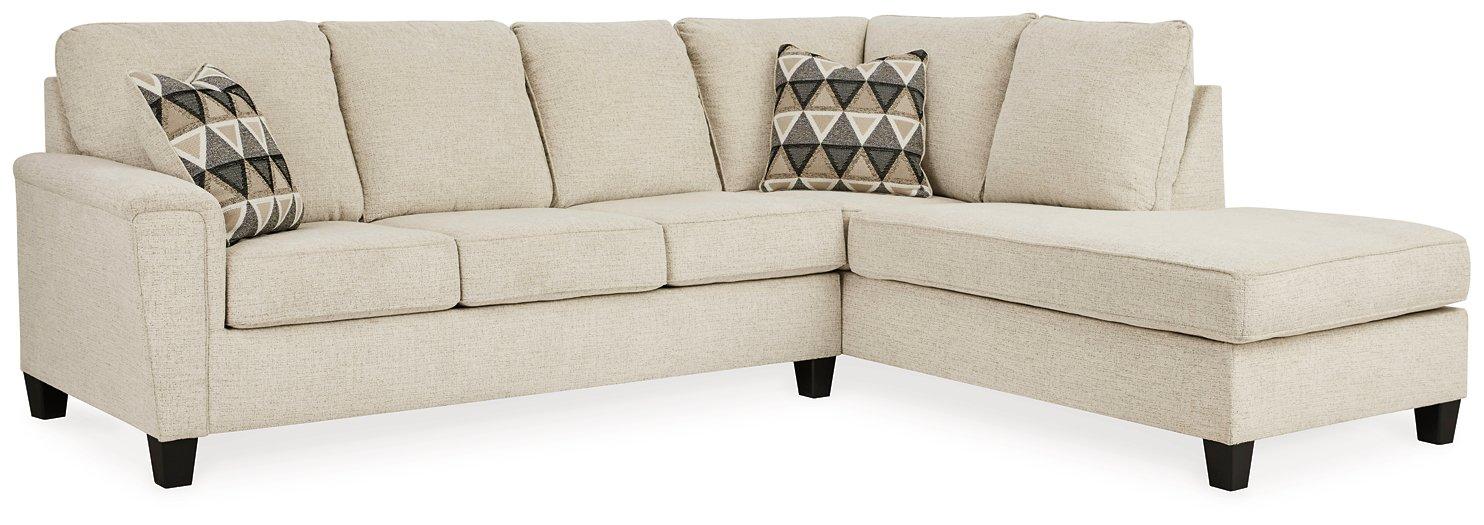 Abinger 2-Piece Sectional with Chaise - Furniture Bros & Mattress (Bolingbrook, IL)