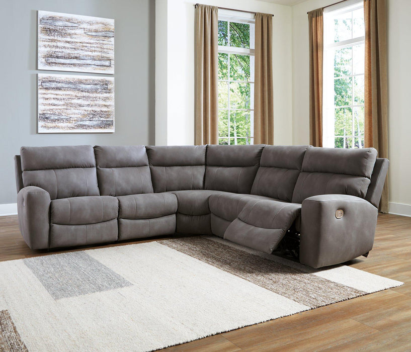 Next-Gen DuraPella Power Reclining Sectional - Furniture Bros & Mattress (Bolingbrook, IL)