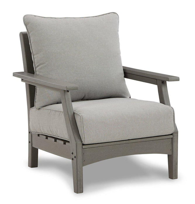 Visola Outdoor Sofa and Loveseat Set - Furniture Bros & Mattress (Bolingbrook, IL)