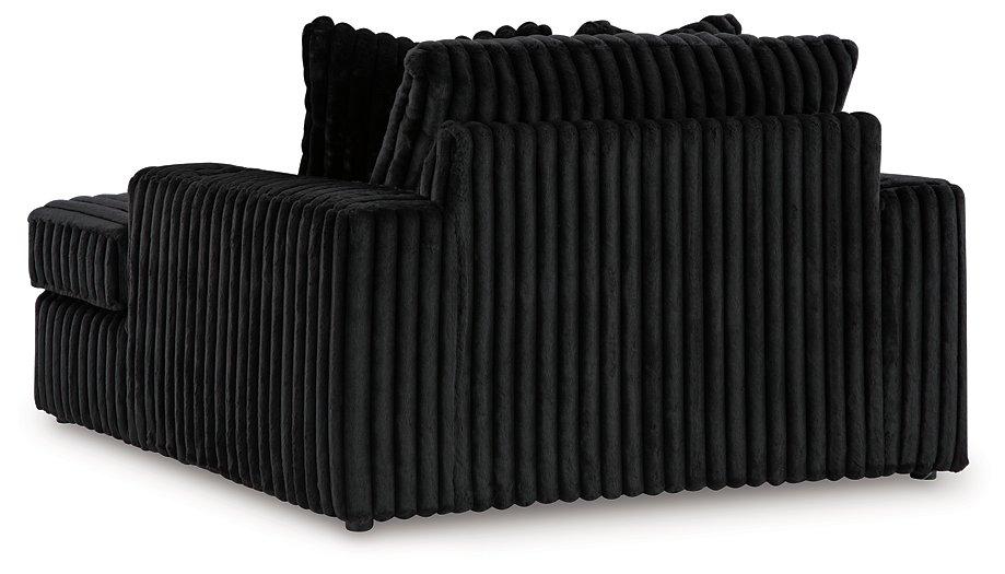 Midnight-Madness Oversized Chaise - Furniture Bros & Mattress (Bolingbrook, IL)
