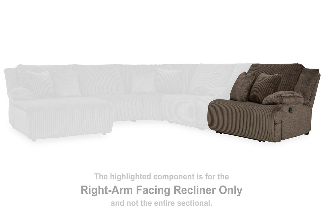 Top Tier Sectional Sofa Chaise - Furniture Bros & Mattress (Bolingbrook, IL)