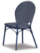 Odyssey Blue Outdoor Table and Chairs (Set of 3) - Furniture Bros & Mattress (Bolingbrook, IL)