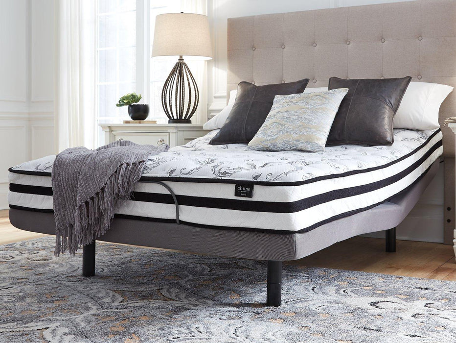 8 Inch Chime Innerspring Mattress Set - Furniture Bros & Mattress (Bolingbrook, IL)