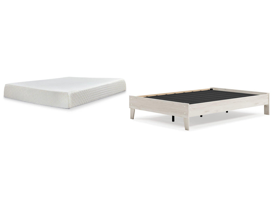 Socalle Bed and Mattress Set - Furniture Bros & Mattress (Bolingbrook, IL)