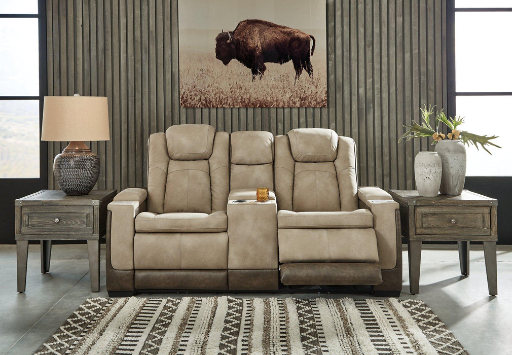 Next-Gen DuraPella Power Reclining Loveseat with Console - Furniture Bros & Mattress (Bolingbrook, IL)