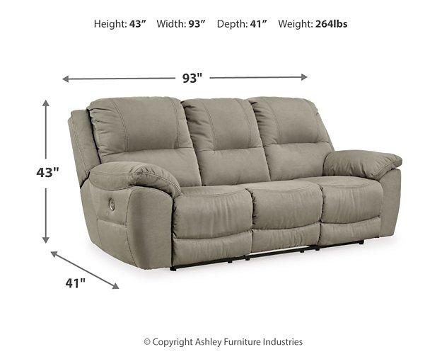 Next-Gen Gaucho Power Reclining Sofa - Furniture Bros & Mattress (Bolingbrook, IL)