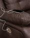 Punch Up Power Reclining Sectional Loveseat with Console - Furniture Bros & Mattress (Bolingbrook, IL)