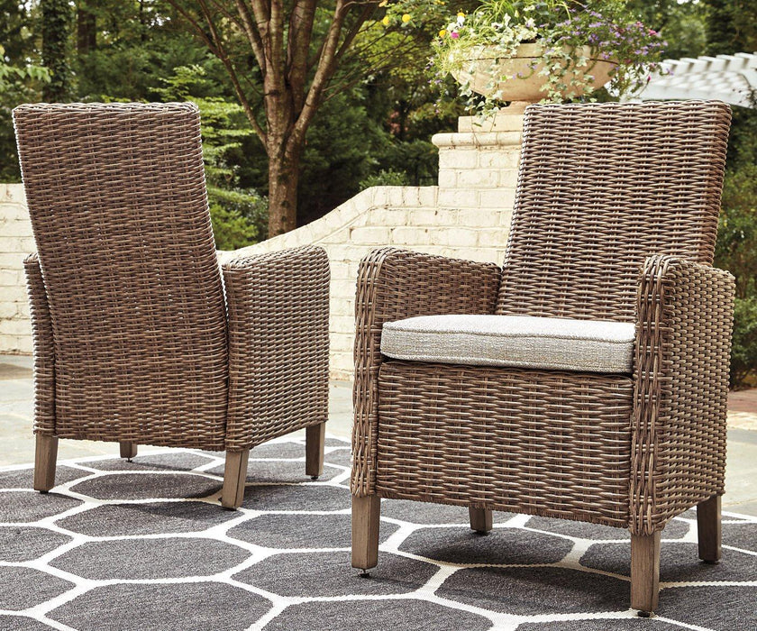 Beachcroft Outdoor Dining Set - Furniture Bros & Mattress (Bolingbrook, IL)