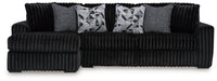 Midnight-Madness Sectional Sofa with Chaise - Furniture Bros & Mattress (Bolingbrook, IL)