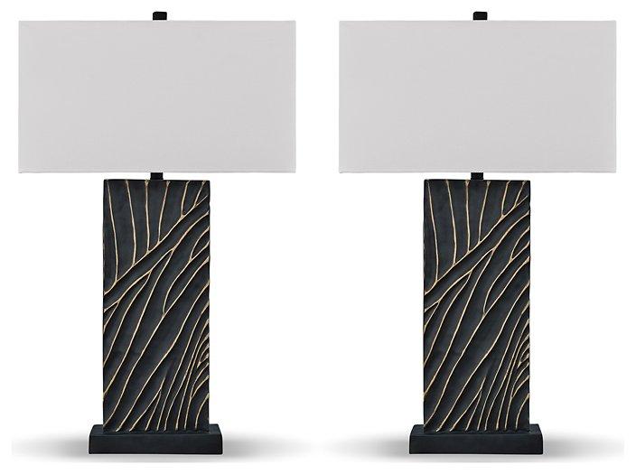 Bartlen Lamp Set - Furniture Bros & Mattress (Bolingbrook, IL)
