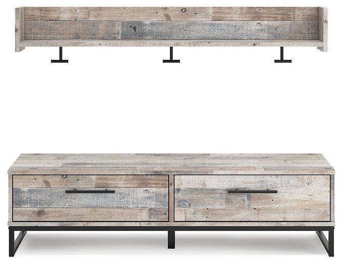 Neilsville Bench with Coat Rack - Furniture Bros & Mattress (Bolingbrook, IL)