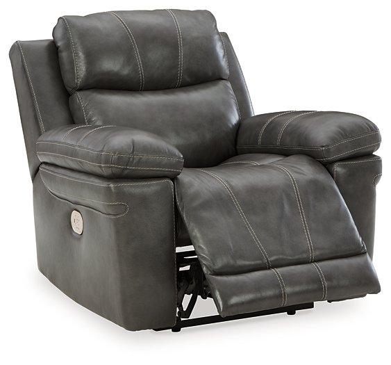 Edmar Power Recliner - Furniture Bros & Mattress (Bolingbrook, IL)