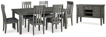 Hallanden Dining Room Set - Furniture Bros & Mattress (Bolingbrook, IL)