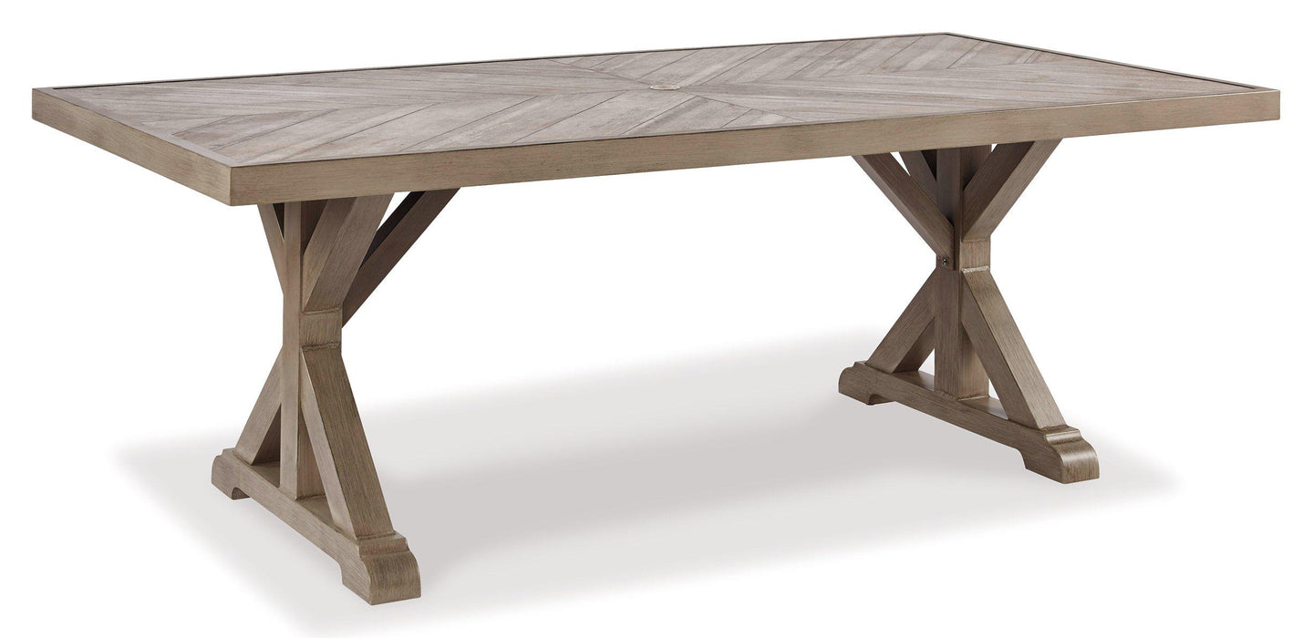 Beachcroft Outdoor Dining Set - Furniture Bros & Mattress (Bolingbrook, IL)