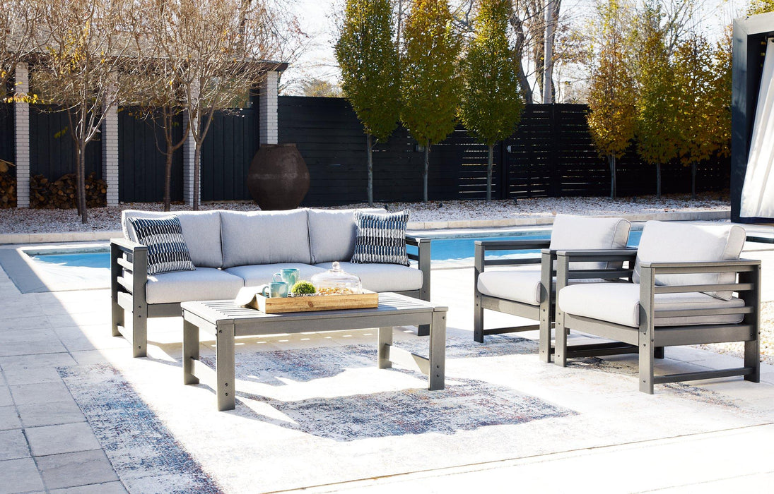 Amora Outdoor Seating Set - Furniture Bros & Mattress (Bolingbrook, IL)