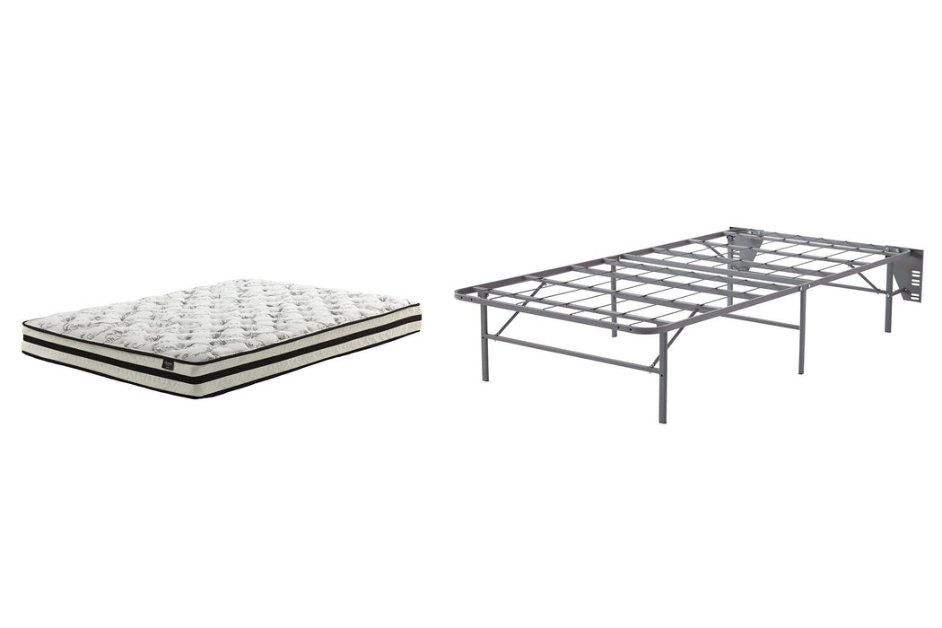 8 Inch Chime Innerspring Mattress Set - Furniture Bros & Mattress (Bolingbrook, IL)