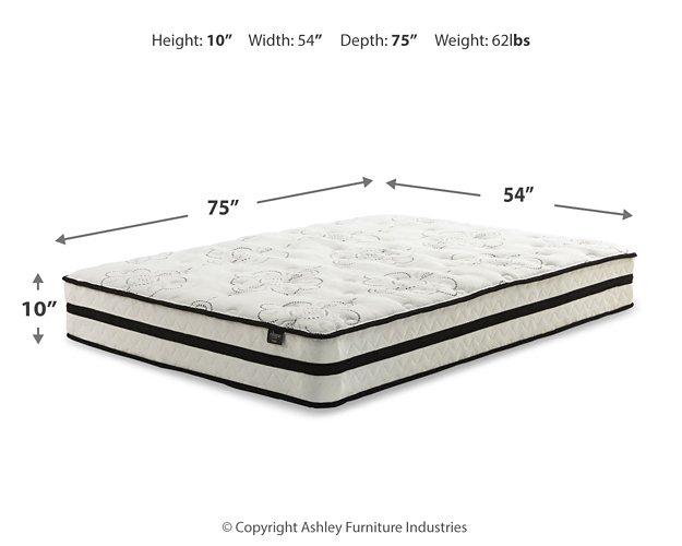 Chime 10 Inch Hybrid Mattress in a Box - Furniture Bros & Mattress (Bolingbrook, IL)