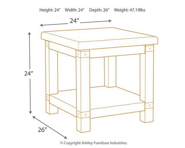 Carynhurst End Table Set - Furniture Bros & Mattress (Bolingbrook, IL)
