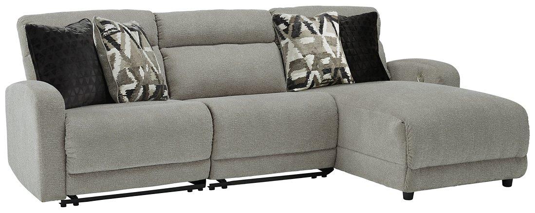 Colleyville Power Reclining Sectional with Chaise - Furniture Bros & Mattress (Bolingbrook, IL)