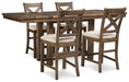 Moriville Counter Height Dining Set - Furniture Bros & Mattress (Bolingbrook, IL)