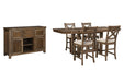 Moriville Counter Height Dining Set - Furniture Bros & Mattress (Bolingbrook, IL)