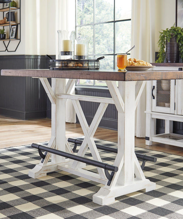 Valebeck Counter Height Dining Table - Furniture Bros & Mattress (Bolingbrook, IL)