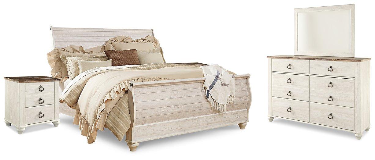 Willowton Bedroom Set - Furniture Bros & Mattress (Bolingbrook, IL)