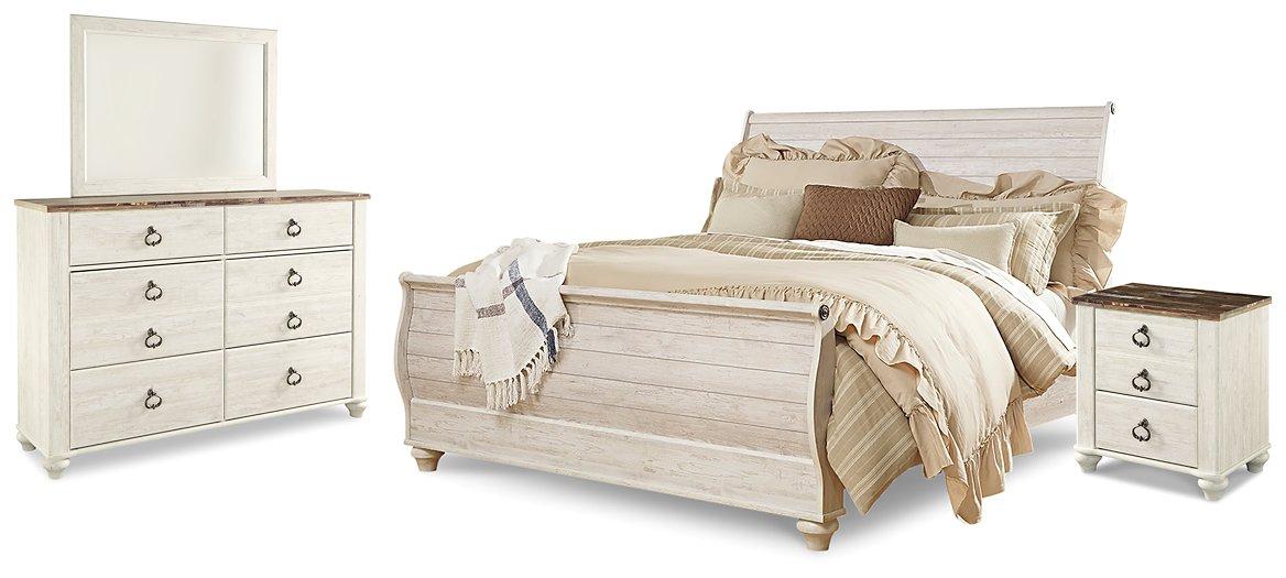 Willowton Bedroom Set - Furniture Bros & Mattress (Bolingbrook, IL)